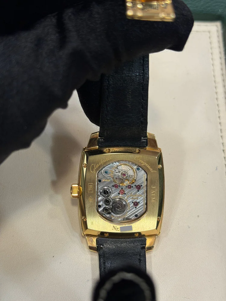 Glashütte Original Senator Karrée Panorama Date Manual Winding